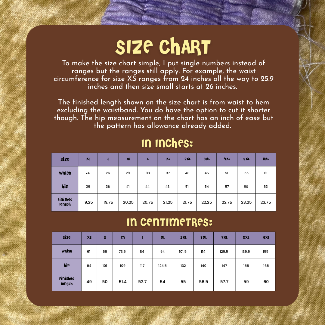 Saffron Circle Skirt Sewing Pattern