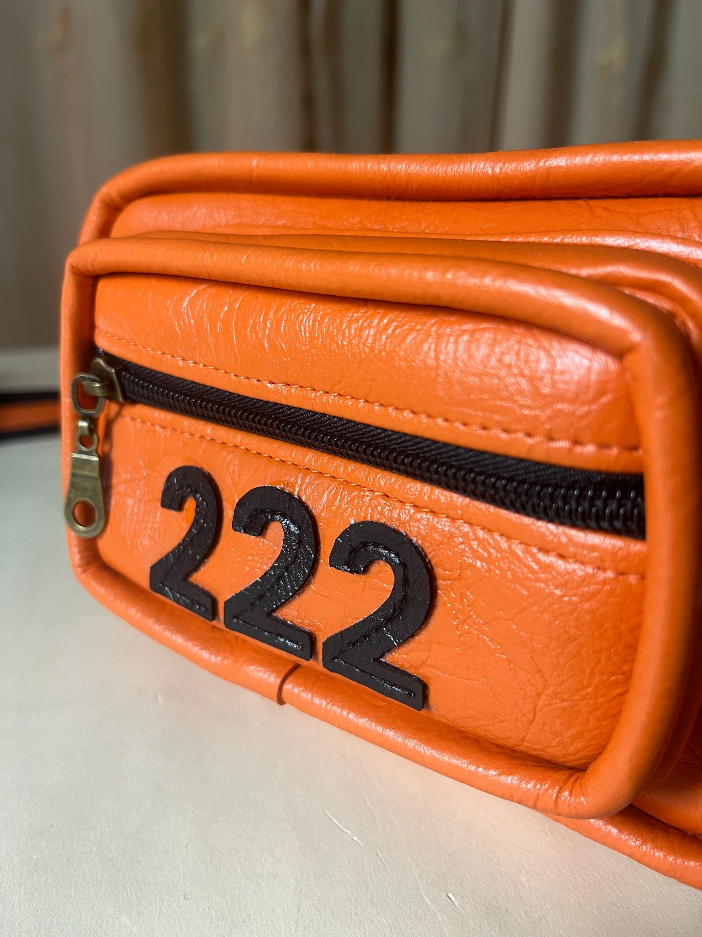 WARRIOR BELT BAG: Orange Numerology Edition