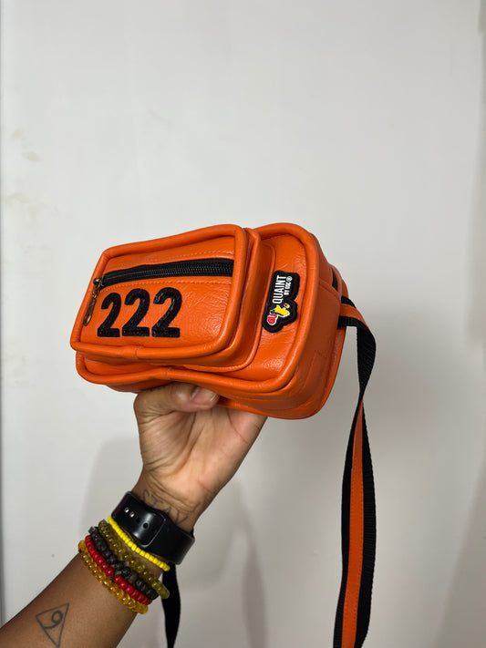 WARRIOR BELT BAG: Orange Numerology Edition