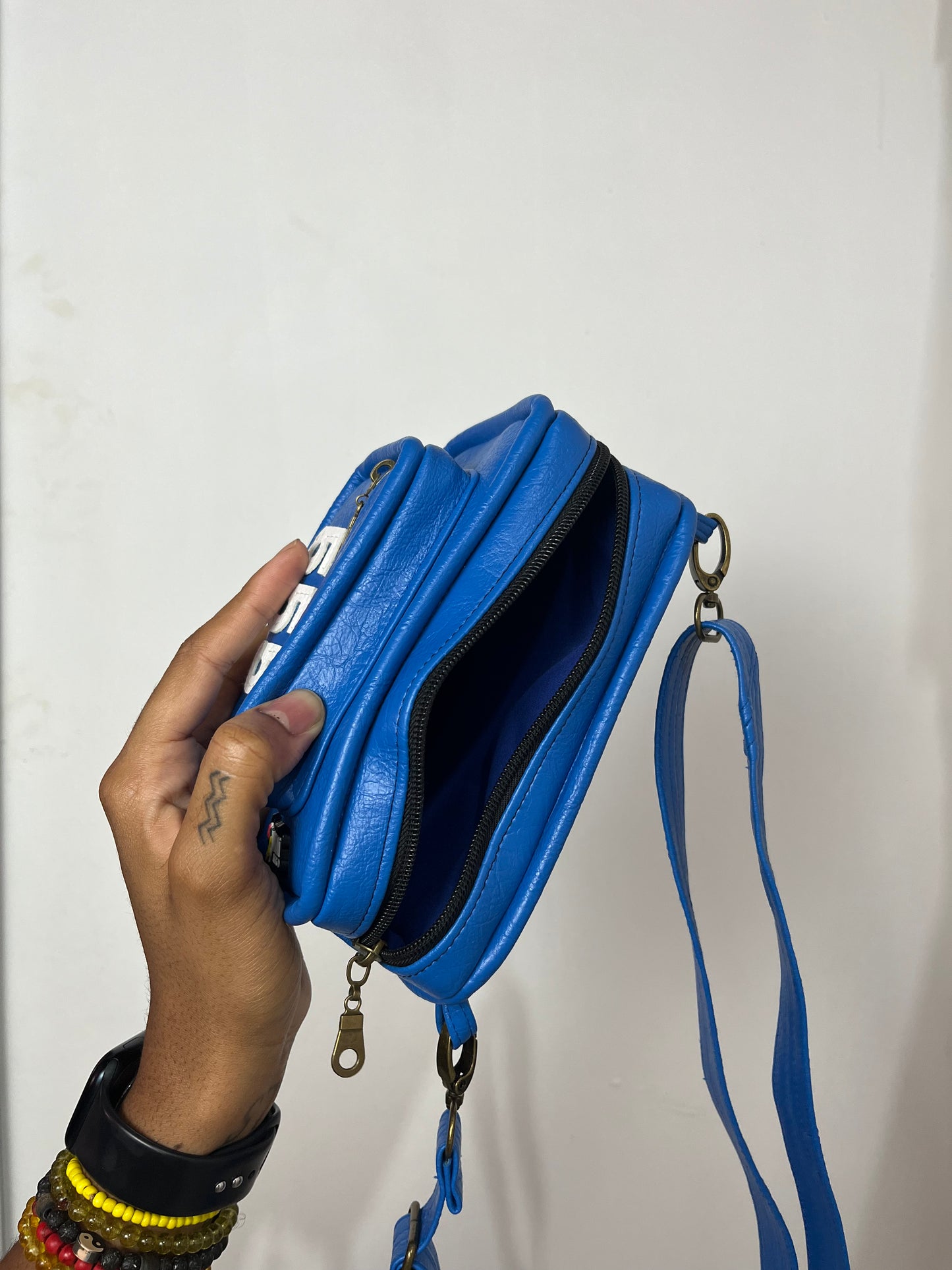 WARRIOR BELT BAG: Blue Numerology Edition