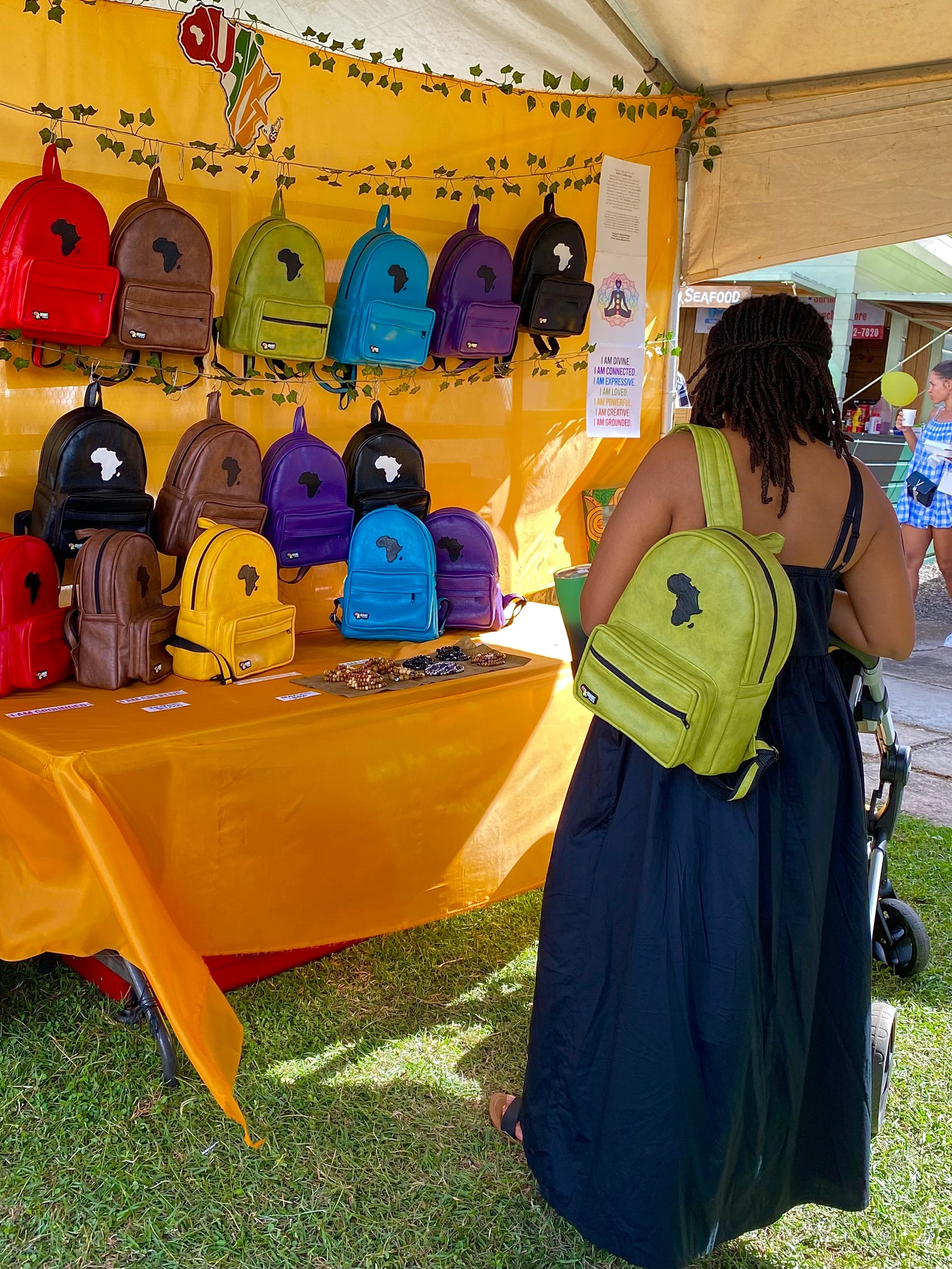 Motherland Backpack | Chartreuse